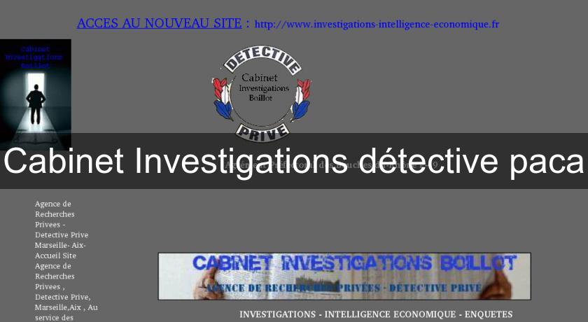 Cabinet Investigations détective paca