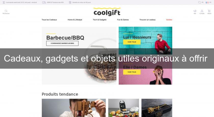 Cadeaux, gadgets et objets utiles originaux à offrir 