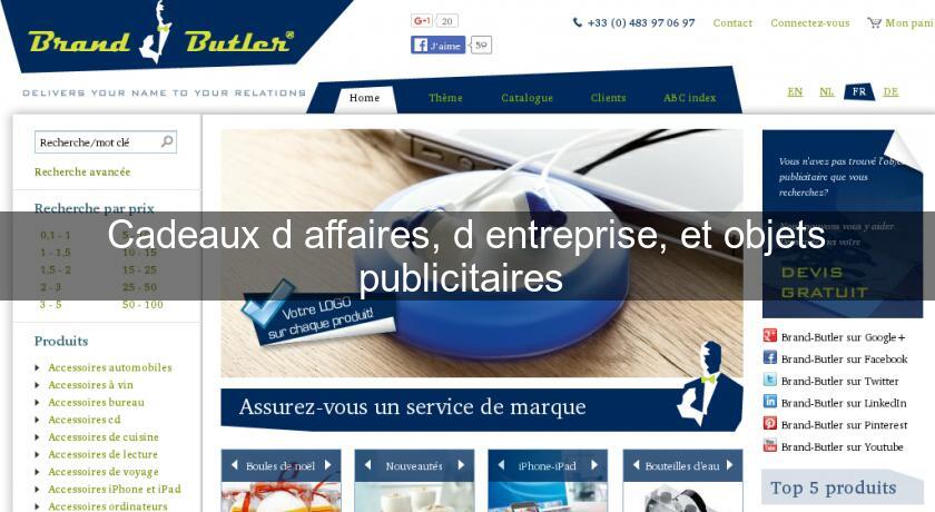 Cadeaux d'affaires, d'entreprise, et objets publicitaires 