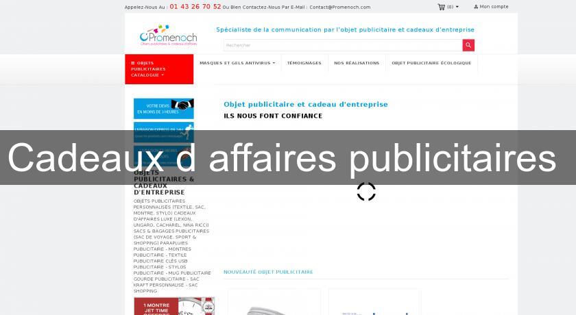 Cadeaux d'affaires publicitaires 