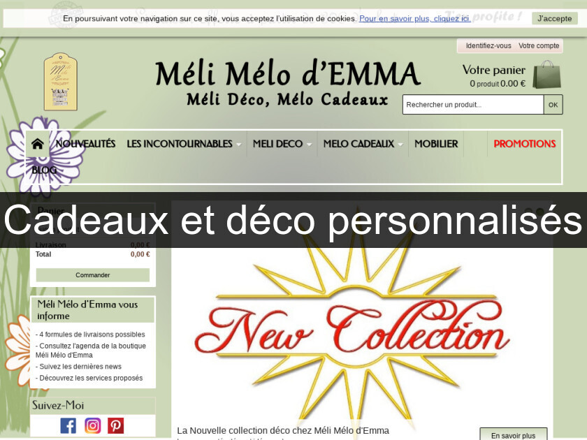 Cadeaux et déco personnalisés Cadeaux et déco personnalisés