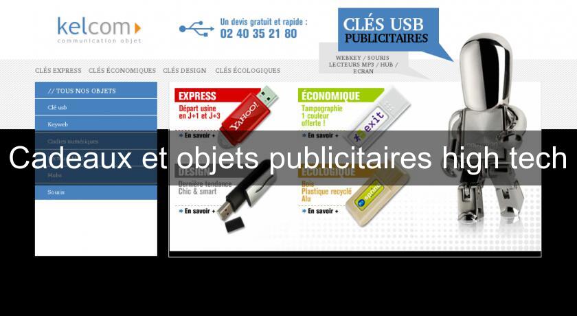 Cadeaux et objets publicitaires high tech