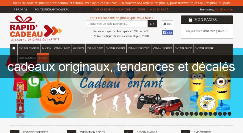 cadeaux originaux, tendances et décalés