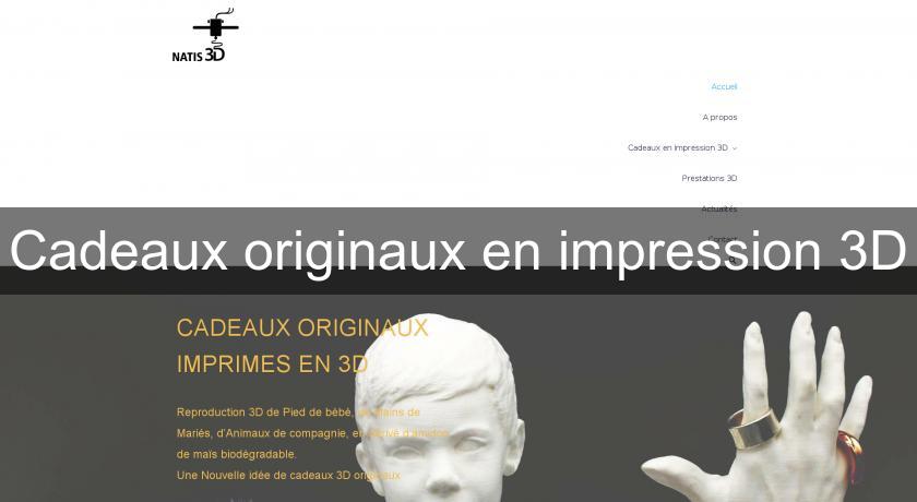 Cadeaux originaux en impression 3D Cadeaux originaux en impression 3D