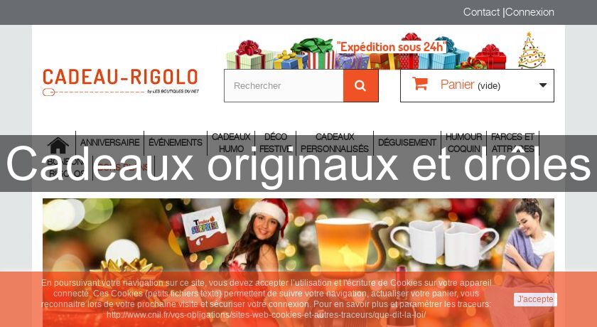 Cadeaux originaux et drôles