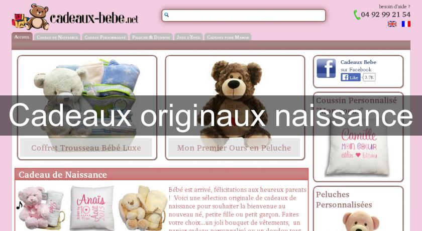 Cadeaux originaux naissance