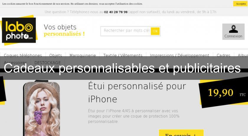 Cadeaux personnalisables et publicitaires 