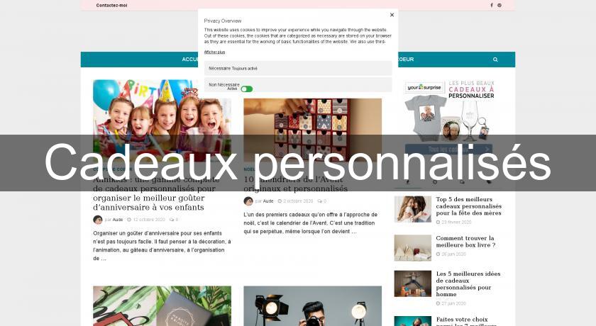 Cadeaux personnalisés Cadeaux personnalisés