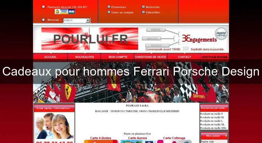 Cadeaux pour hommes Ferrari Porsche Design