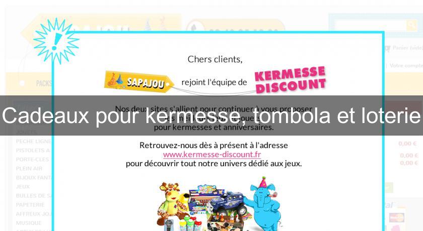 Cadeaux pour kermesse, tombola et loterie Cadeaux pour kermesse, tombola et loterie