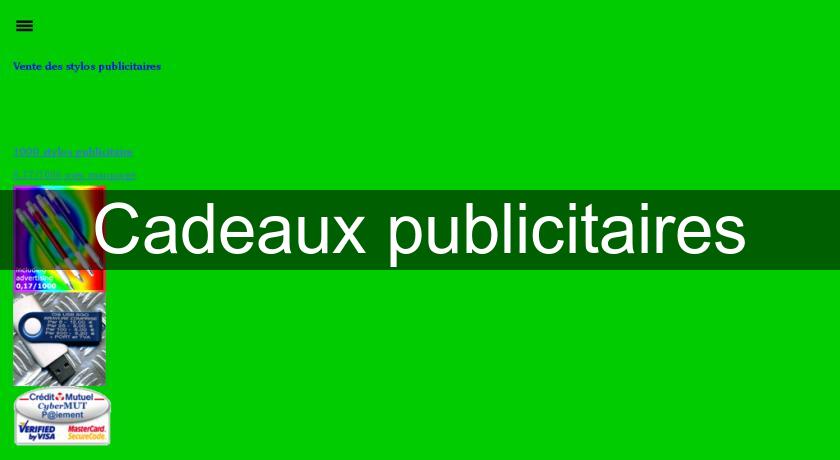 Cadeaux publicitaires