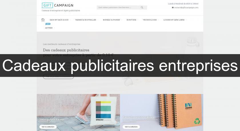 Cadeaux publicitaires entreprises