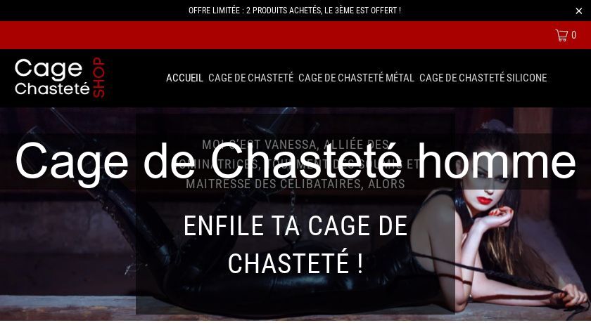 Cage de Chasteté homme