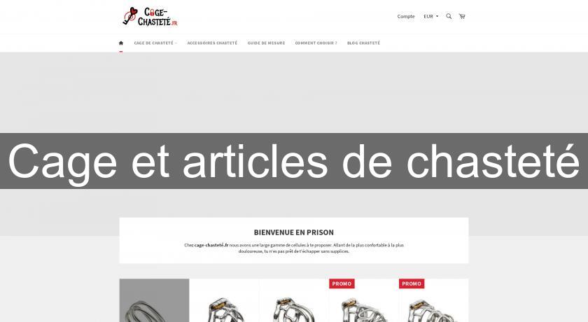 Cage et articles de chasteté Cage et articles de chasteté