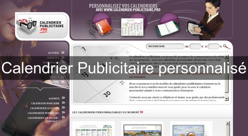 Calendrier Publicitaire personnalisé Calendrier Publicitaire personnalisé