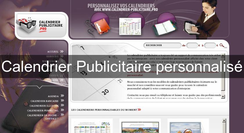 Calendrier Publicitaire personnalisé