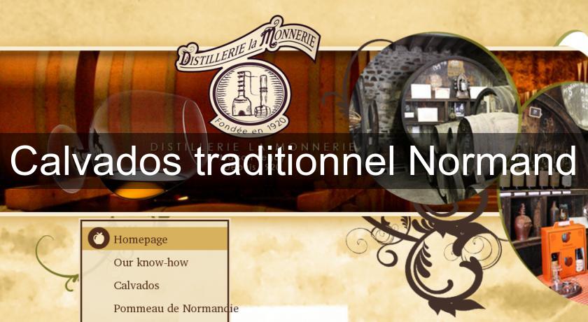 Calvados traditionnel Normand