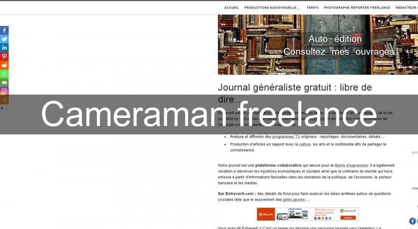 Cameraman freelance Cameraman freelance