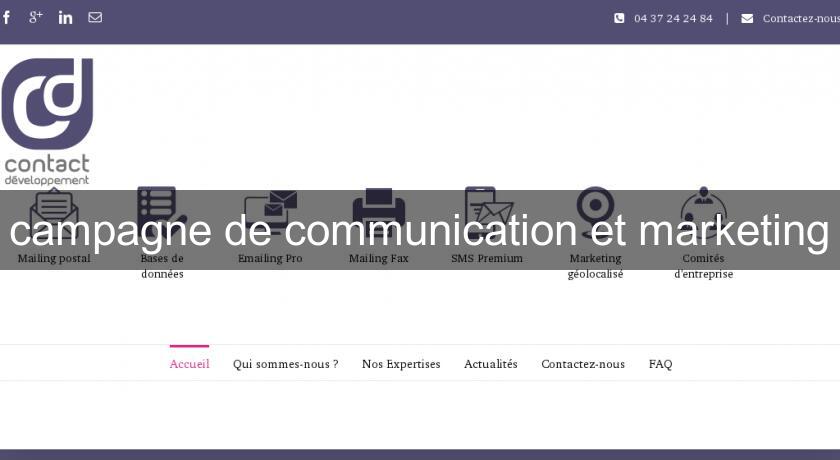 campagne de communication et marketing campagne de communication et marketing