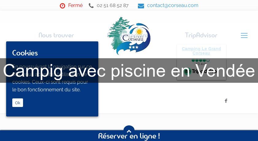 Campig avec piscine en Vendée Campig avec piscine en Vendée