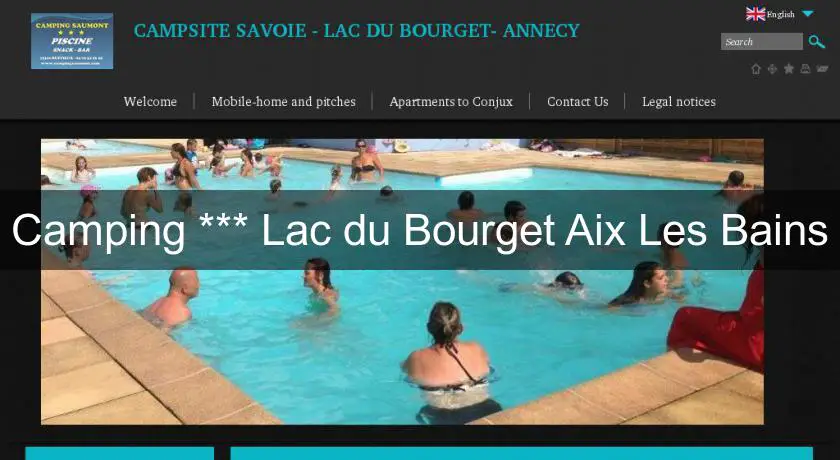 Camping *** Lac du Bourget Aix Les Bains