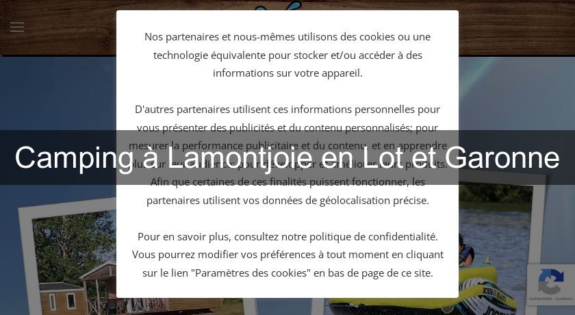 Camping à Lamontjoie en Lot et Garonne Camping à Lamontjoie en Lot et Garonne