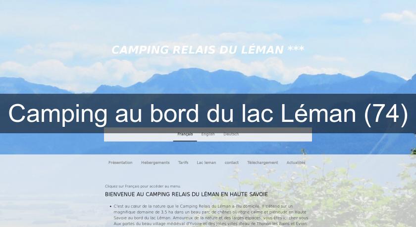 Camping au bord du lac Léman (74) Camping au bord du lac Léman (74)