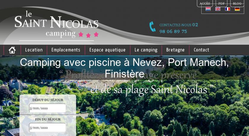 Camping avec piscine à Nevez, Port Manech, Finistère Camping avec piscine à Nevez, Port Manech, Finistère