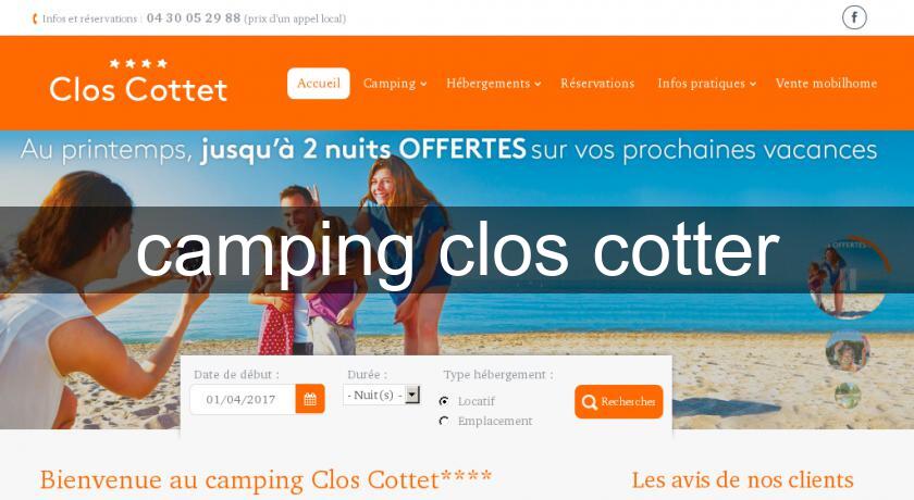 camping clos cotter