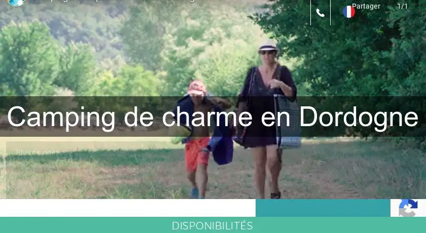Camping de charme en Dordogne