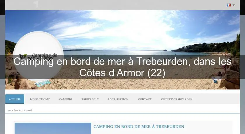 Camping en bord de mer à Trebeurden, dans les Côtes d'Armor (22)