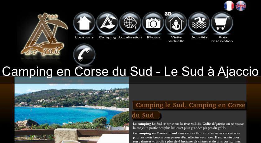 Camping en Corse du Sud - Le Sud à Ajaccio Camping en Corse du Sud - Le Sud à Ajaccio