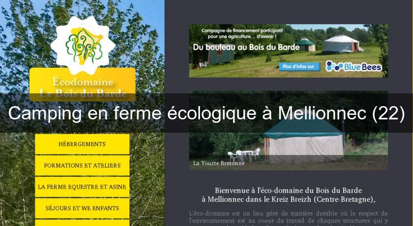 Camping en ferme écologique à Mellionnec (22)