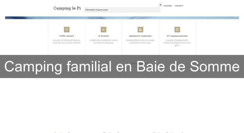 Camping familial en Baie de Somme Camping familial en Baie de Somme