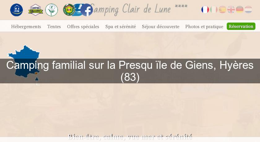 Camping familial sur la Presqu'ïle de Giens, Hyères (83) Camping familial sur la Presqu'ïle de Giens, Hyères (83)