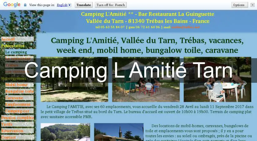 Camping L'Amitié Tarn