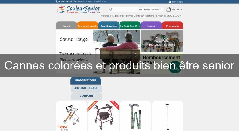 Cannes colorées et produits bien être senior Cannes colorées et produits bien être senior