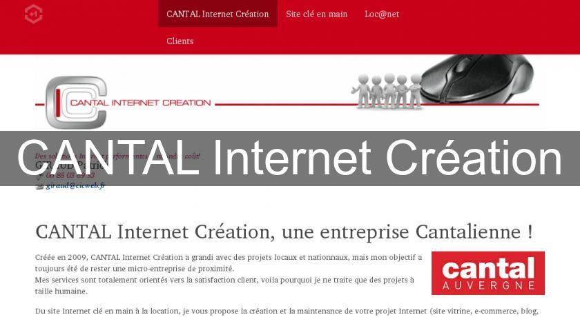 CANTAL Internet Création