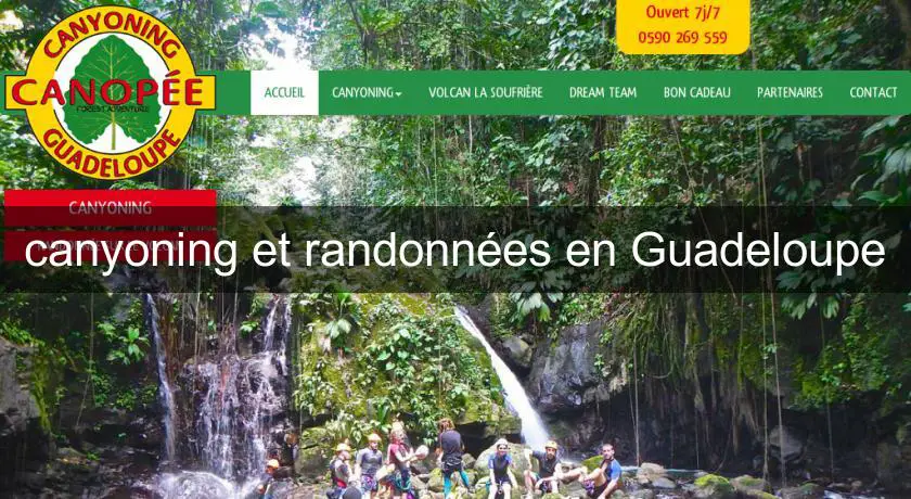 canyoning et randonnées en Guadeloupe