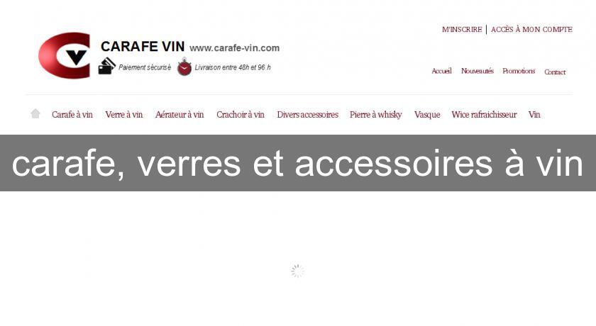 carafe, verres et accessoires à vin carafe, verres et accessoires à vin