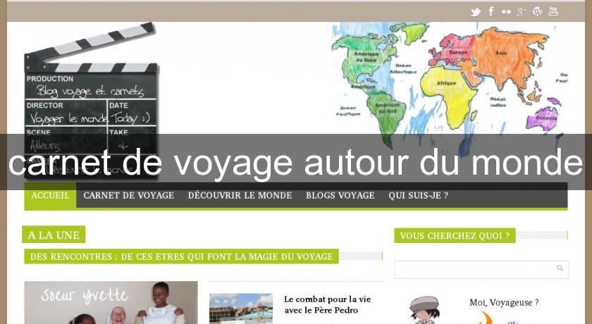 carnet de voyage autour du monde