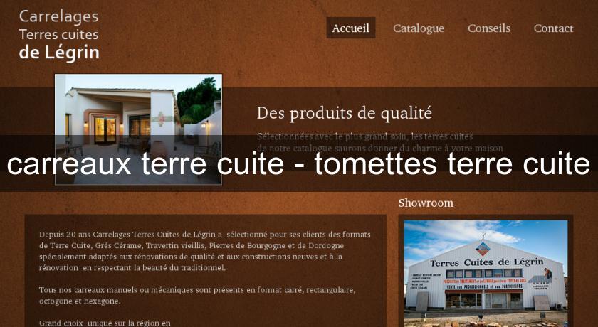 carreaux terre cuite - tomettes terre cuite