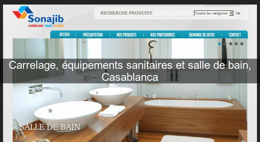 Carrelage, équipements sanitaires et salle de bain, Casablanca