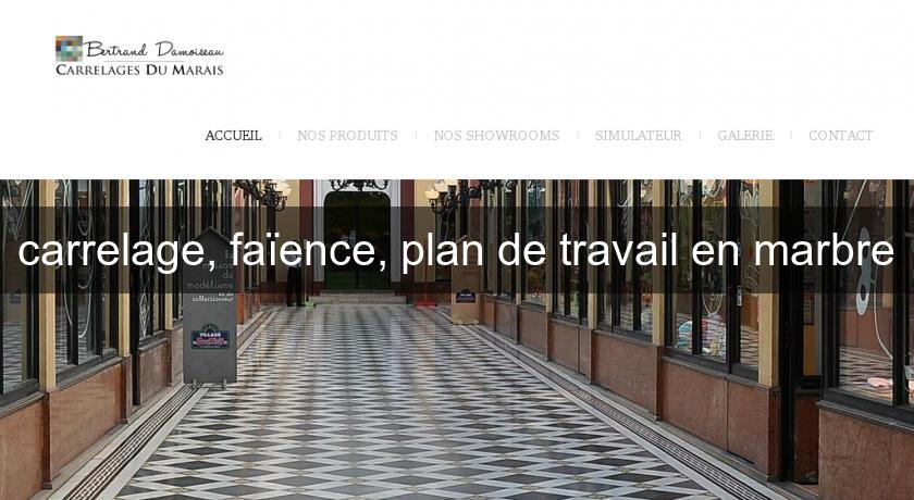 carrelage, faïence, plan de travail en marbre carrelage, faïence, plan de travail en marbre