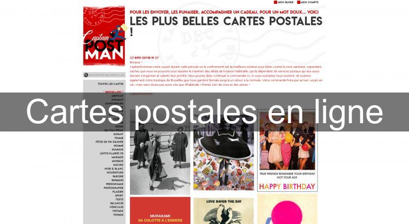 Cartes postales en ligne