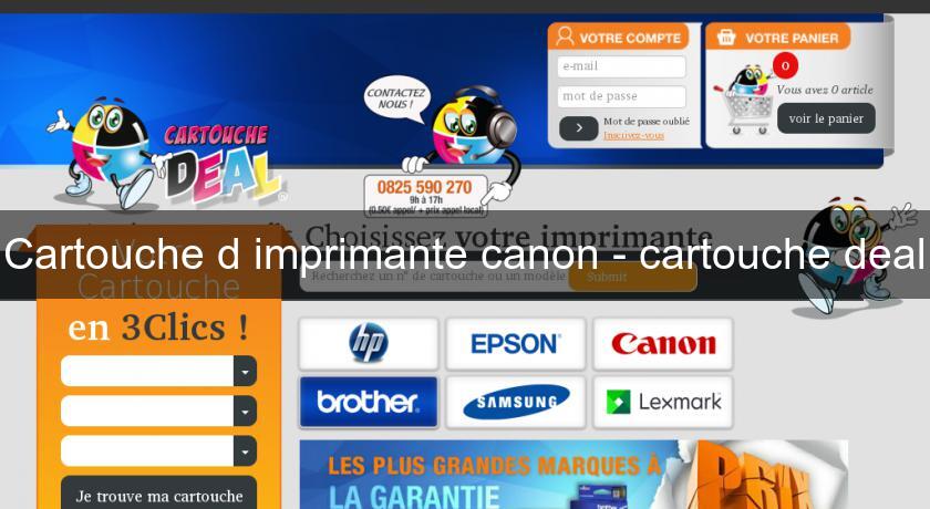 Cartouche d'imprimante canon - cartouche deal Cartouche d'imprimante canon - cartouche deal