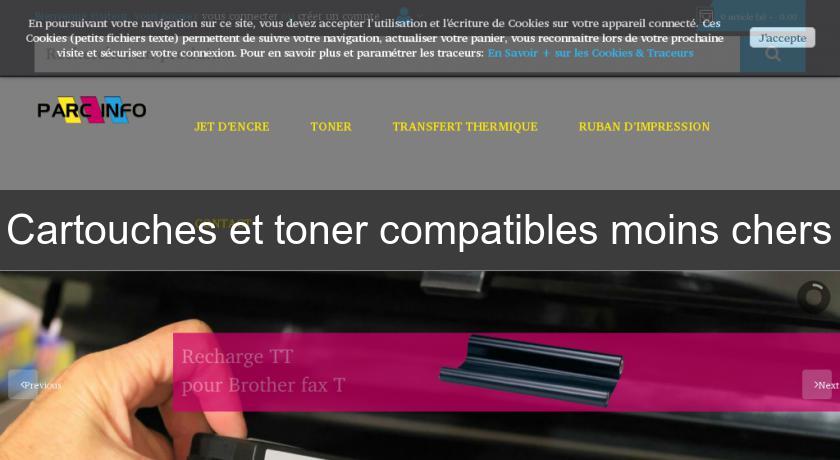 Cartouches et toner compatibles moins chers