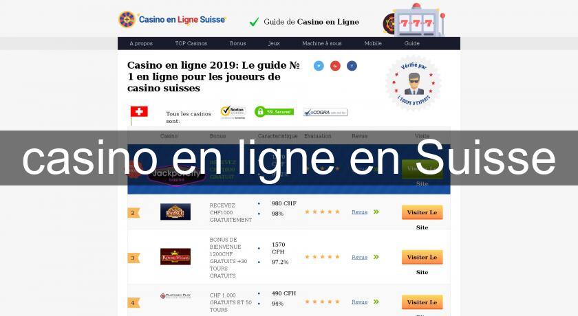 casino en ligne en Suisse casino en ligne en Suisse