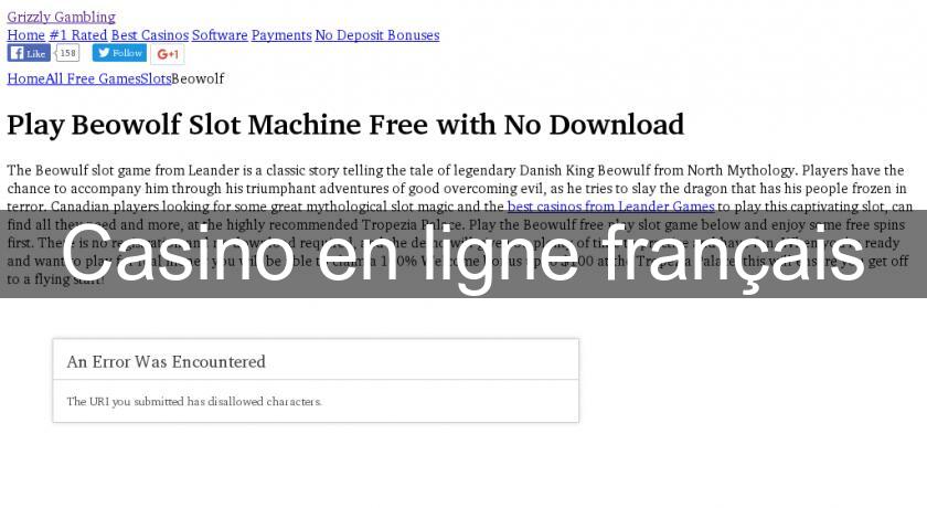 Casino en ligne français Casino en ligne français