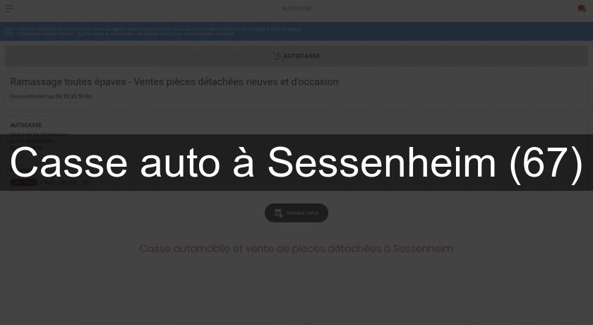 Casse auto à Sessenheim (67)